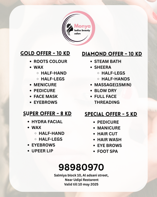 💅 Top Ladies Salon Offers in Kuwait – Starting from Just 5 KD! 🌸
