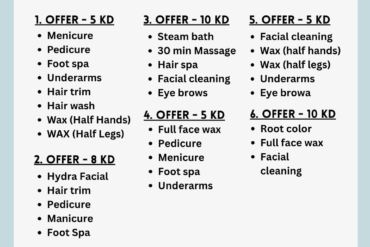 Monya Ladies Beauty Salon -Salmiya block 10 -May offers – 2026